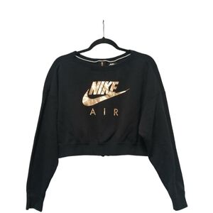 Nike NSW RALLY CREW AIR Cropped Sweatshirt Size Small-EUC
